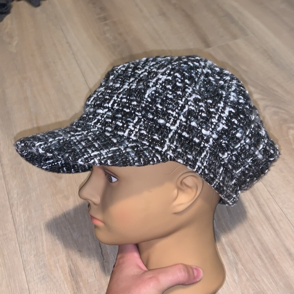 Apt 9 black grey plaid Newsboy Cadet cap hat - Picture 1 of 9